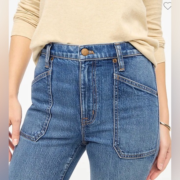 J. Crew Factory Denim - NWT J. Crew High Rise Bootcut Utility Style All Day Stretch Jeans - Size 10